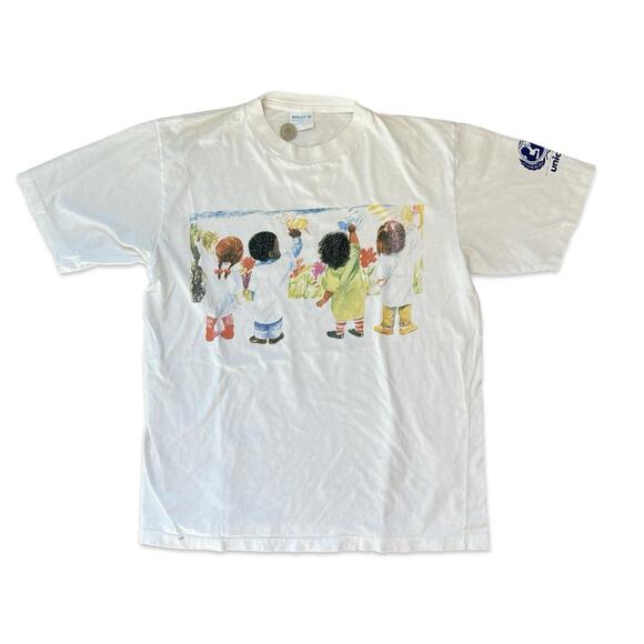 1990s Unicef Children Artwork Tee